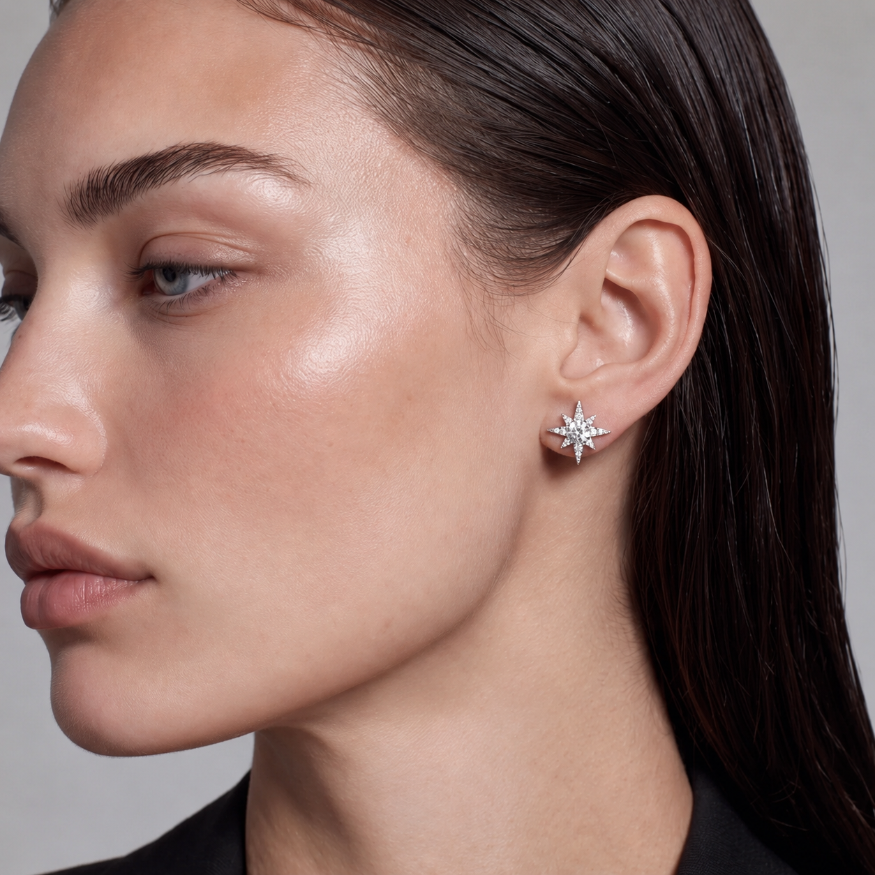 Celestia Star Moissanite Earrings