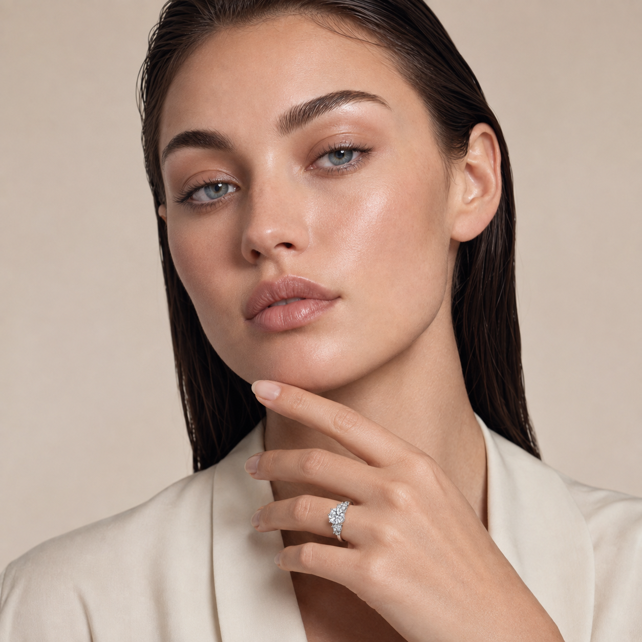 Celestia Promise Moissanite Ring